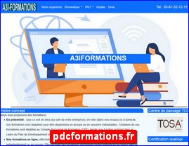 Organisme de formations en intra, inter, visio en bureautique, informatique, PAO, TOSA, Excel, Windows 11, Word, Outlook, PowerPoint,  Access, Power Bi, Publisher, Informatique, bureautique, A3IFormations, France, pdcformations.fr